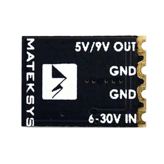 Mateksys High Efficiency Synchronous Step-Down Regulator BEC 6-30V to 9V-ADJ Accessory for RC Airplane and Drone
